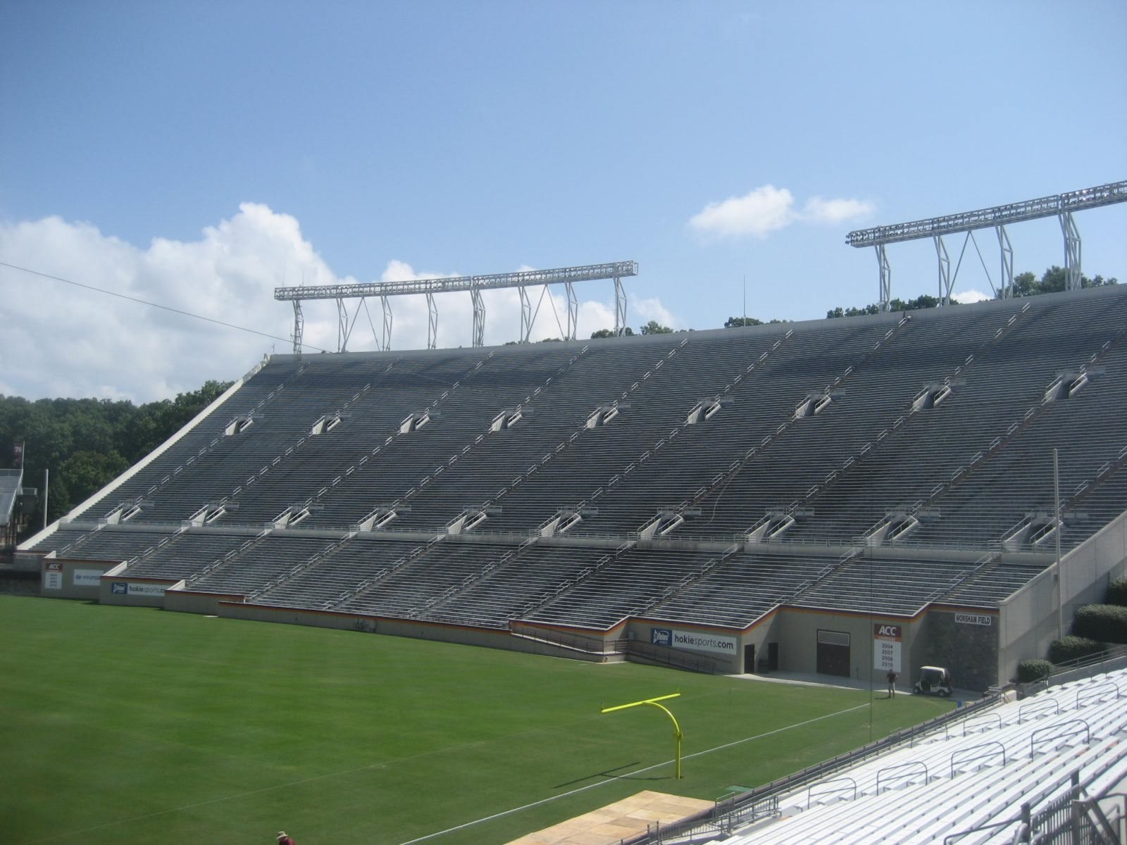 east stands
