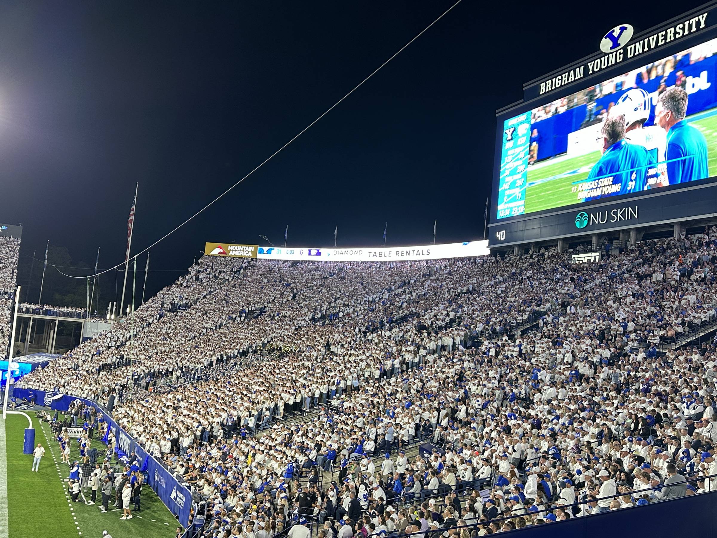 South Endzone at LaVell Edwards Stadium