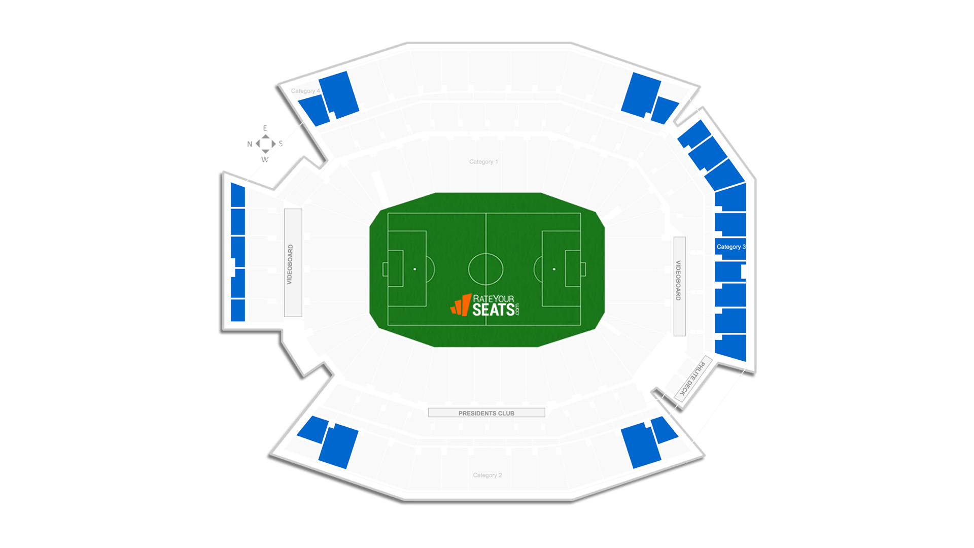 Lincoln Financial Field Category 3 Seating