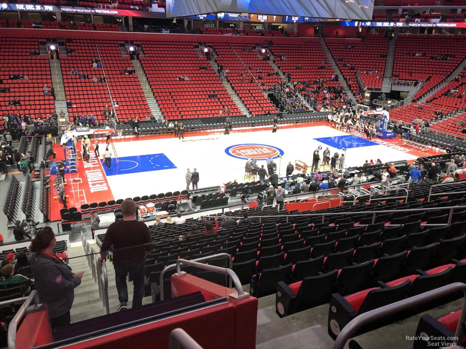 Little Caesars Arena Section 124 Detroit Pistons