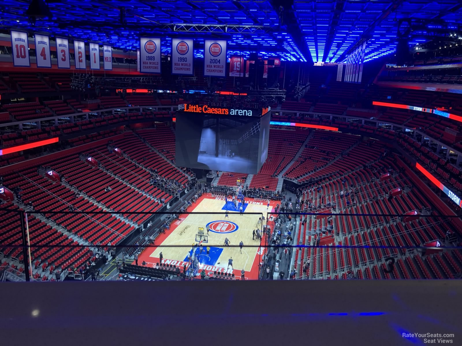 Detroit Pistons Seating Chart Little Caesars Arena