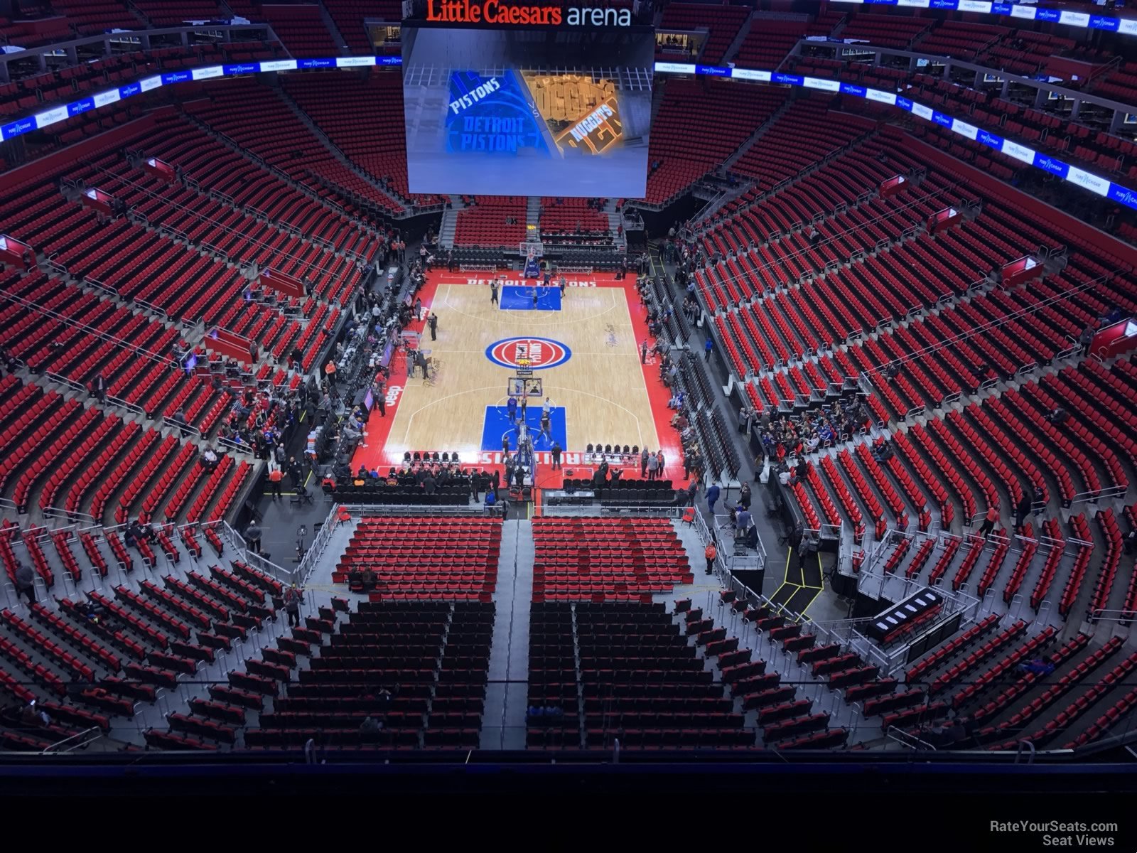 Little Caesars Arena Section 219 - Detroit Pistons - RateYourSeats.com