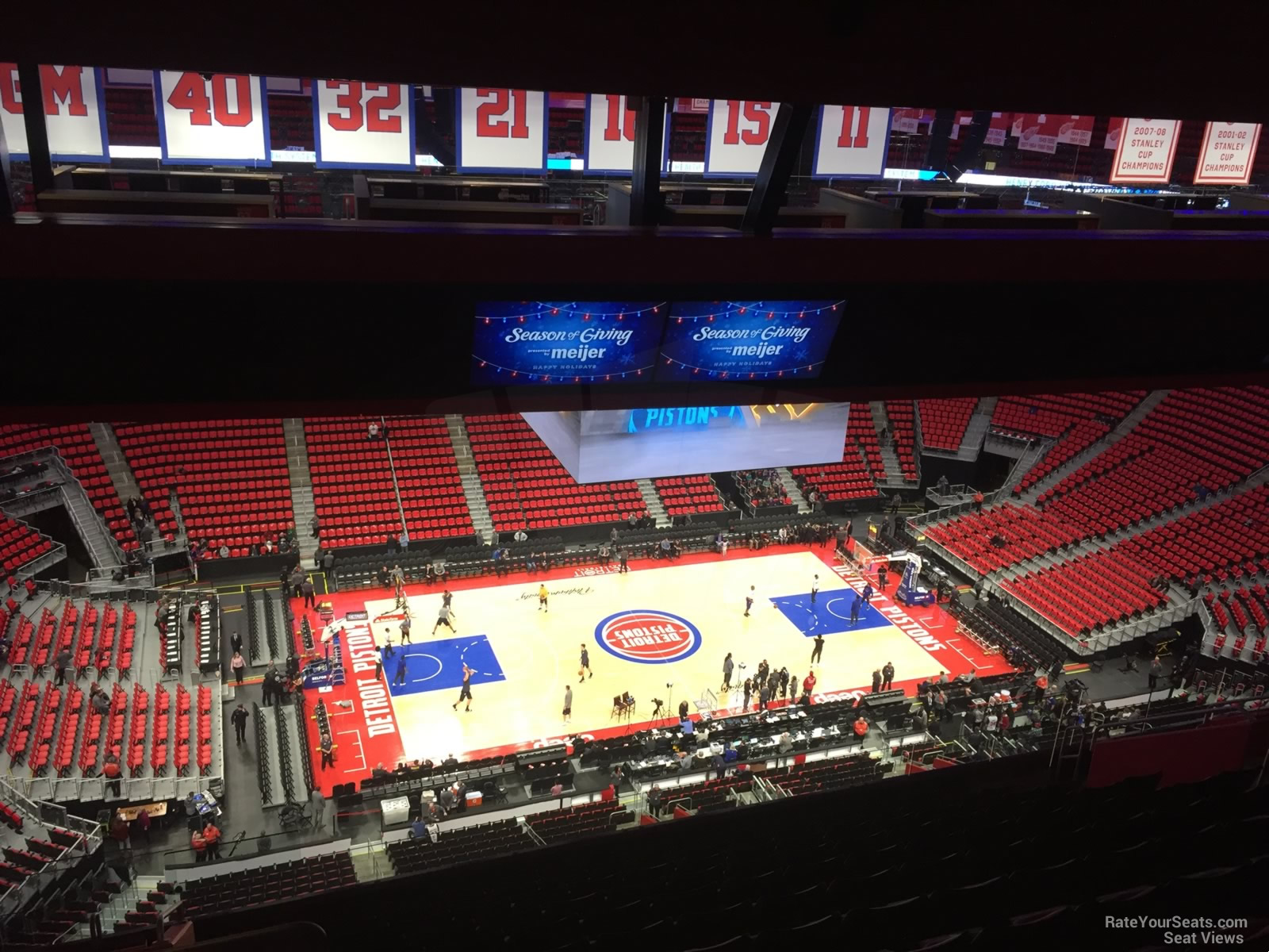 section 229, row 12 seat view  for basketball - little caesars arena