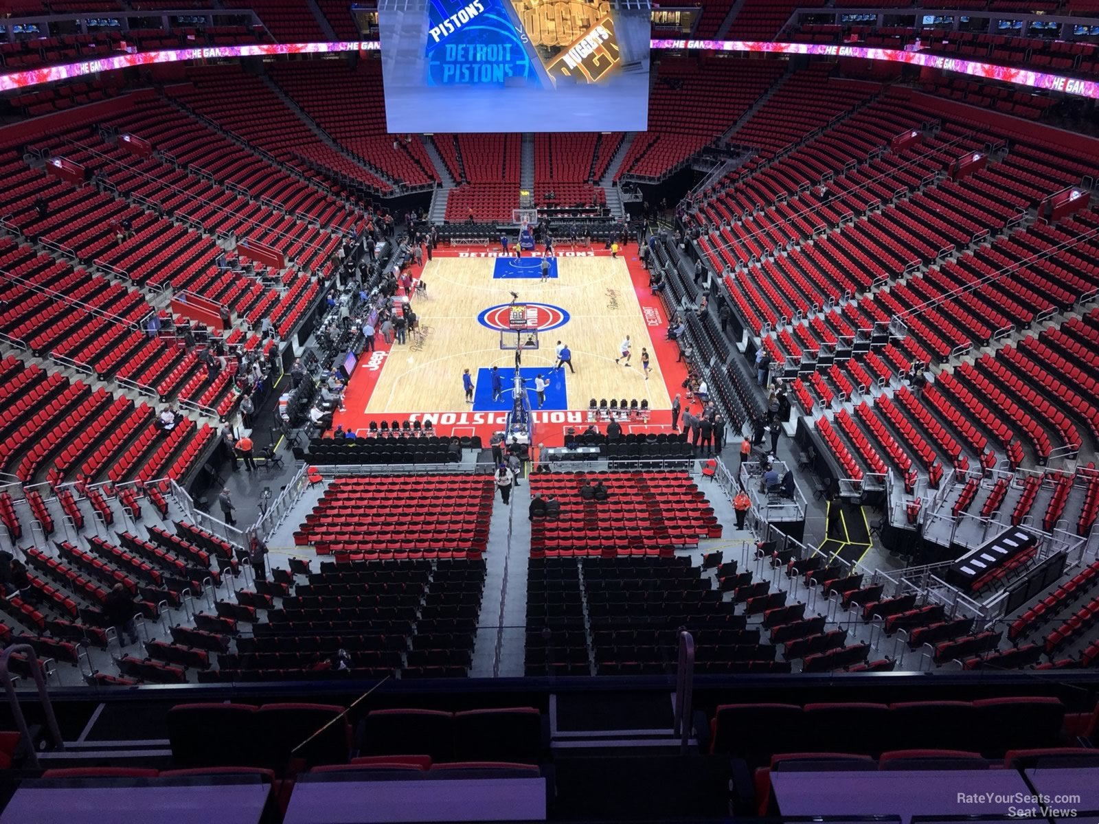 Little Caesars Arena Mezzanine 19 - Detroit Pistons - RateYourSeats.com