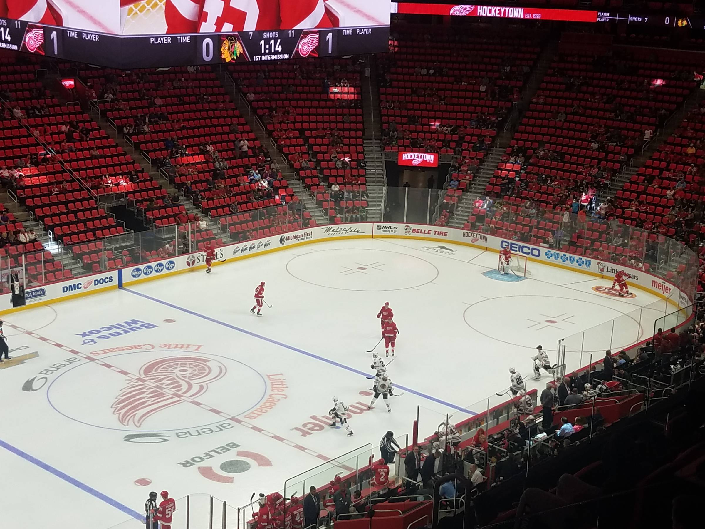 The New Jersey Devils Invade LCA take on the Detroit Red Wings