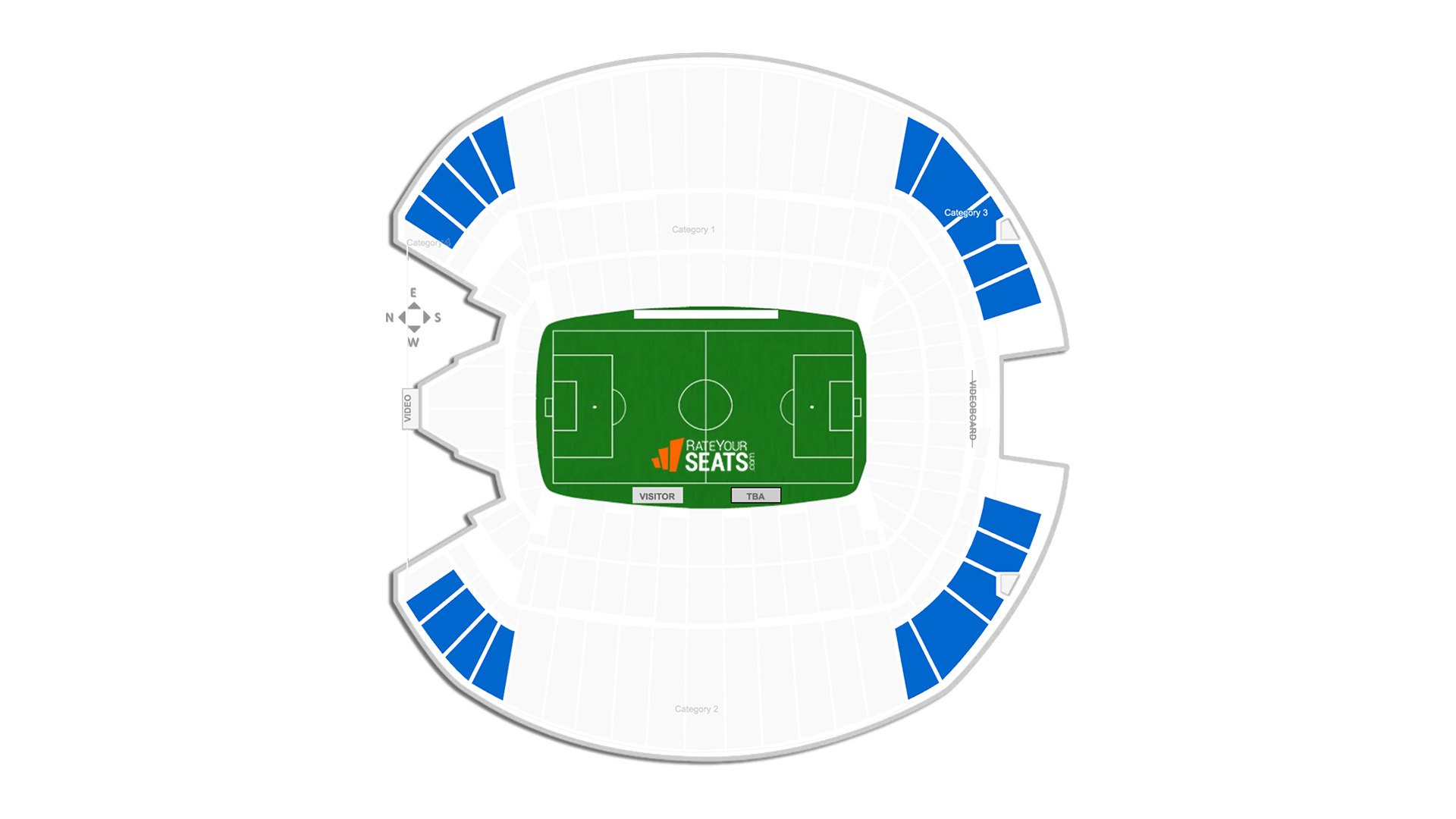 Lumen Field Category 3 Seating