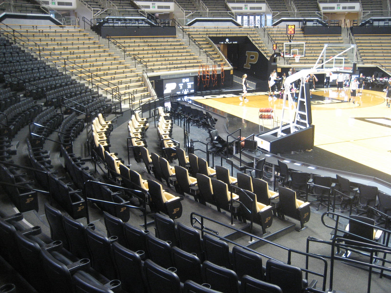 Mackey Arena Courtside Floor Seats