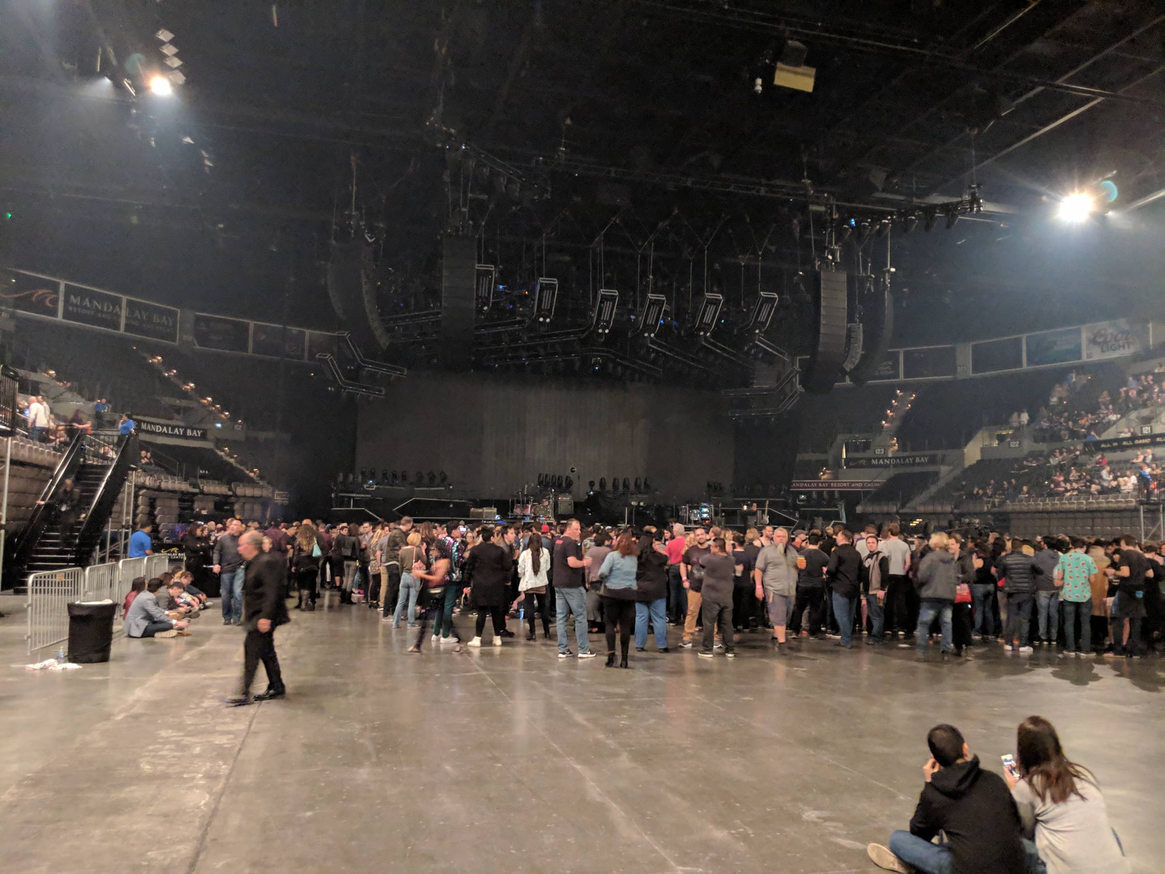 Mandalay Bay Events Center Floor Concert Seating
