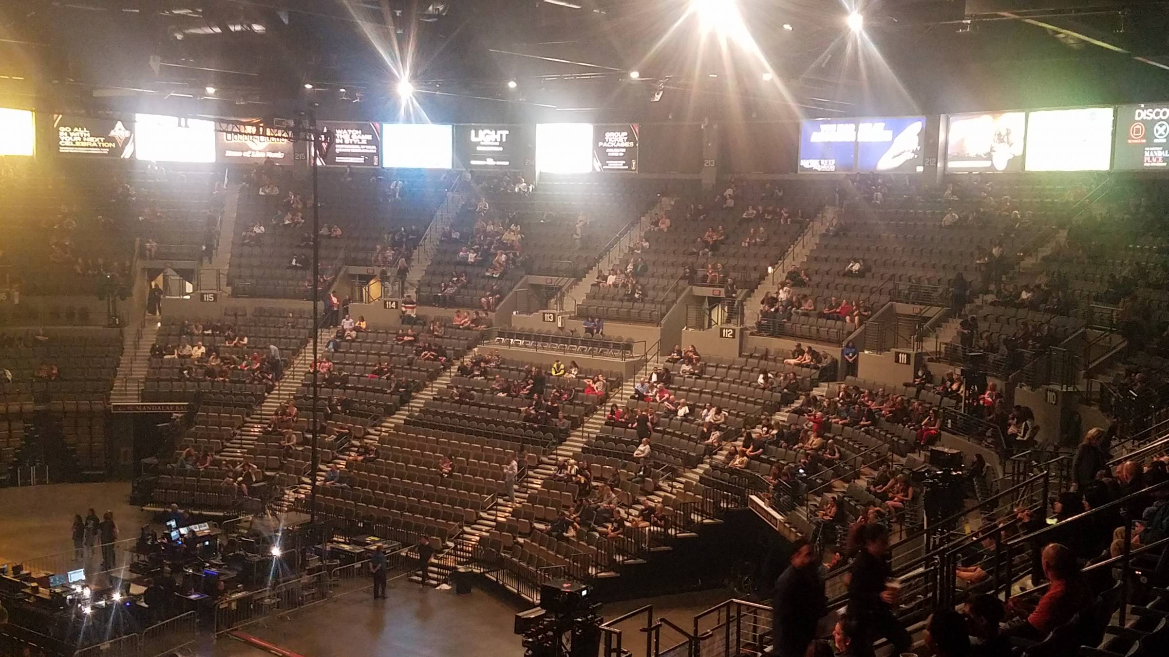Section 114 at Mandalay Bay Events Center for Concerts