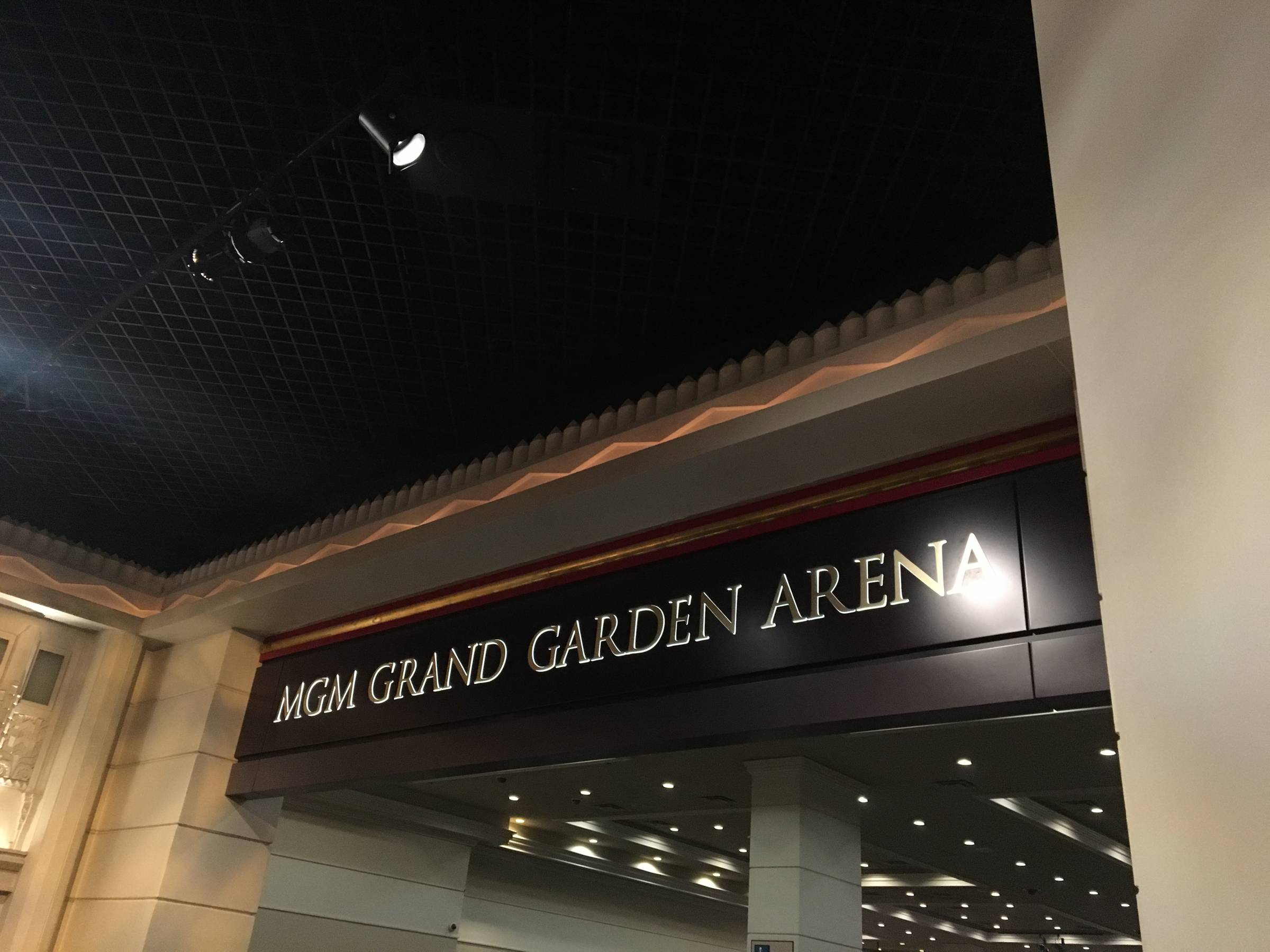 Entrance to MGM Grand Garden Arena