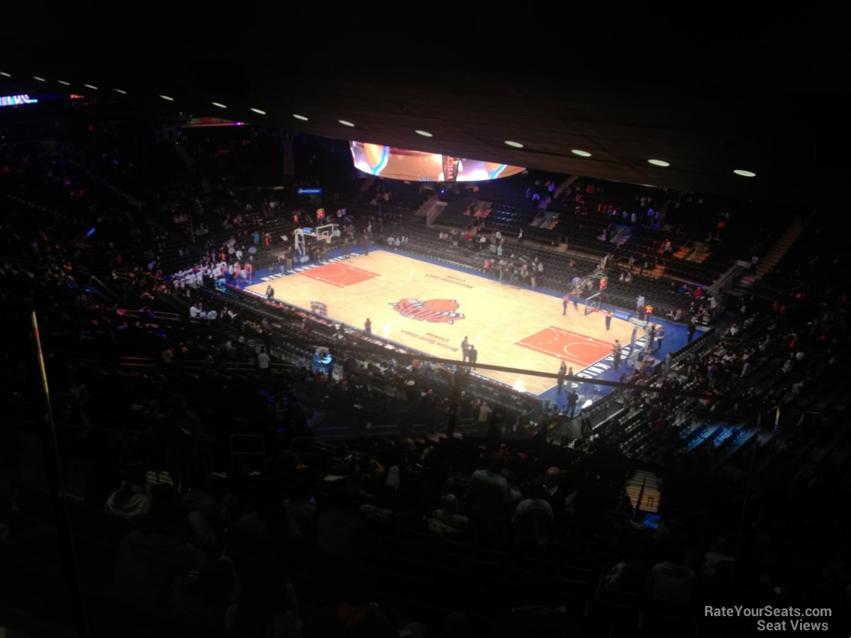 section 412 seat view  for basketball - madison square garden