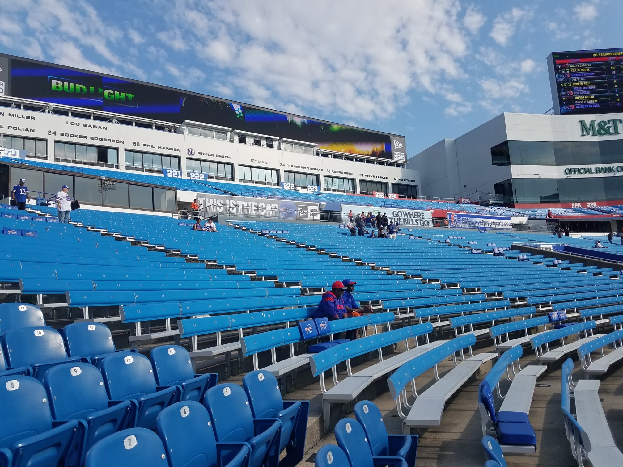 Highmark Stadium, section 120, row 3, seat 2 - Buffalo Bills vs Baltimore  Ravens, shared by abcdzain