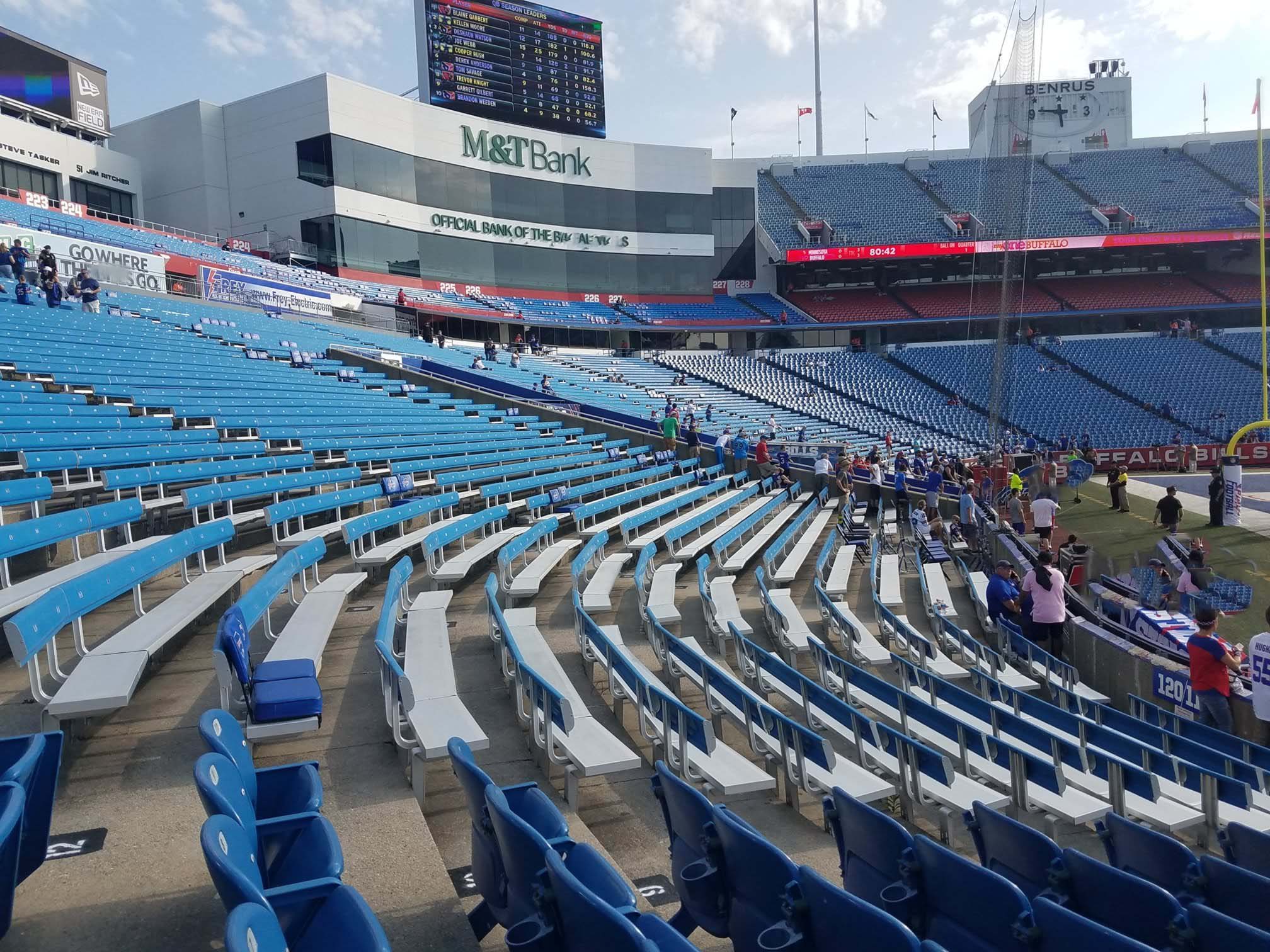 Ralph Wilson Stadium Seating Chart Seat Numbers Elcho Table