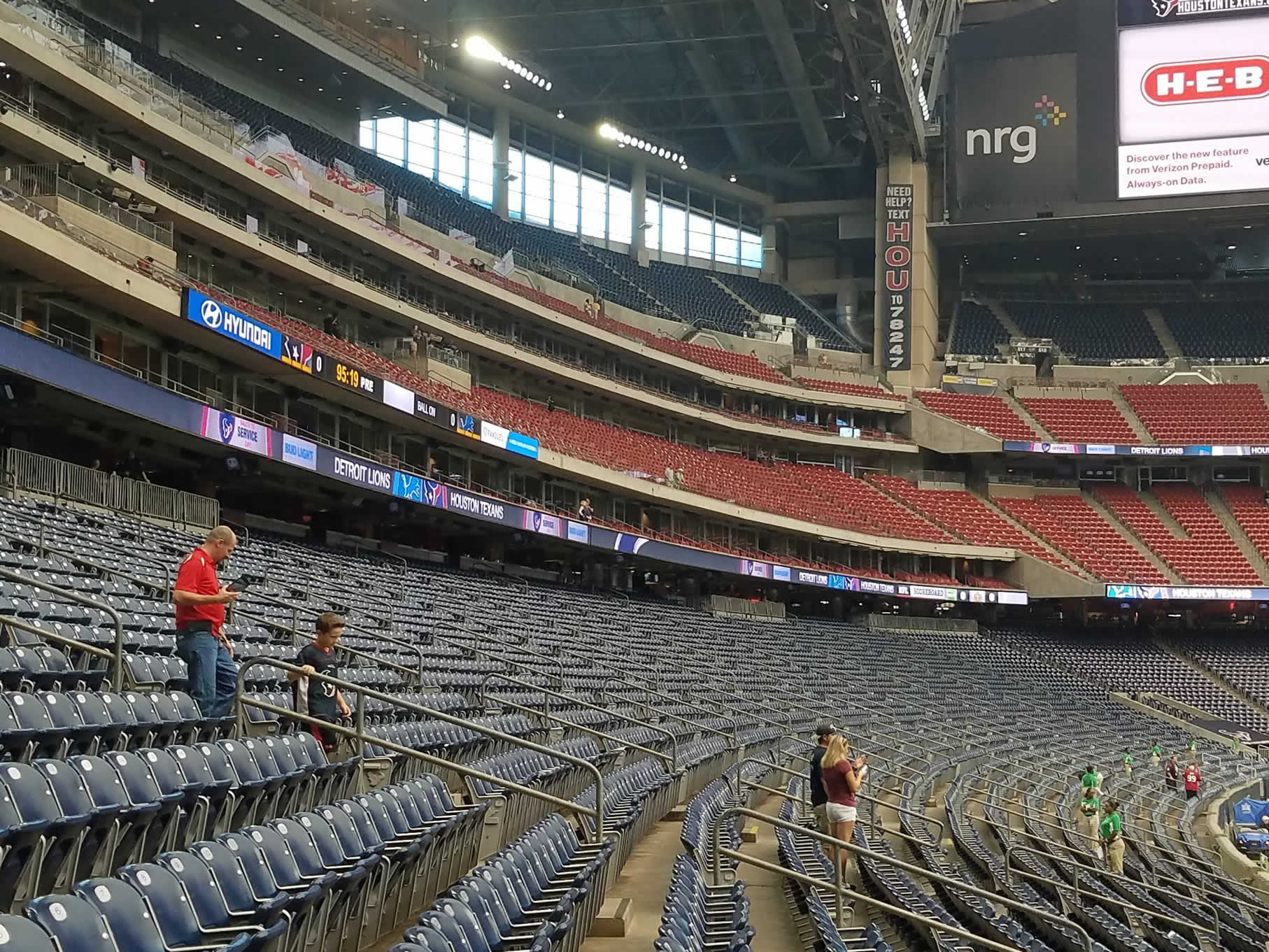 Houston Texans Interactive Seating Chart with Seat Views
