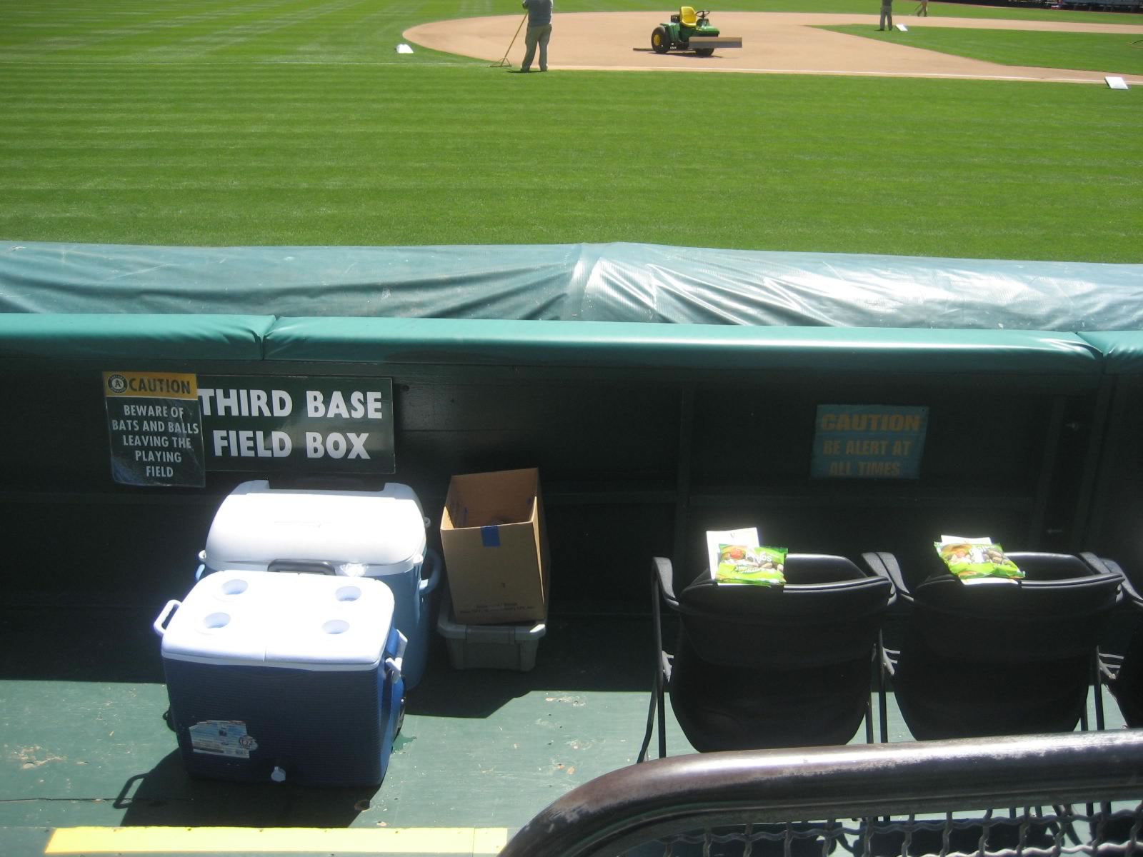 Oakland As Field Box Seats