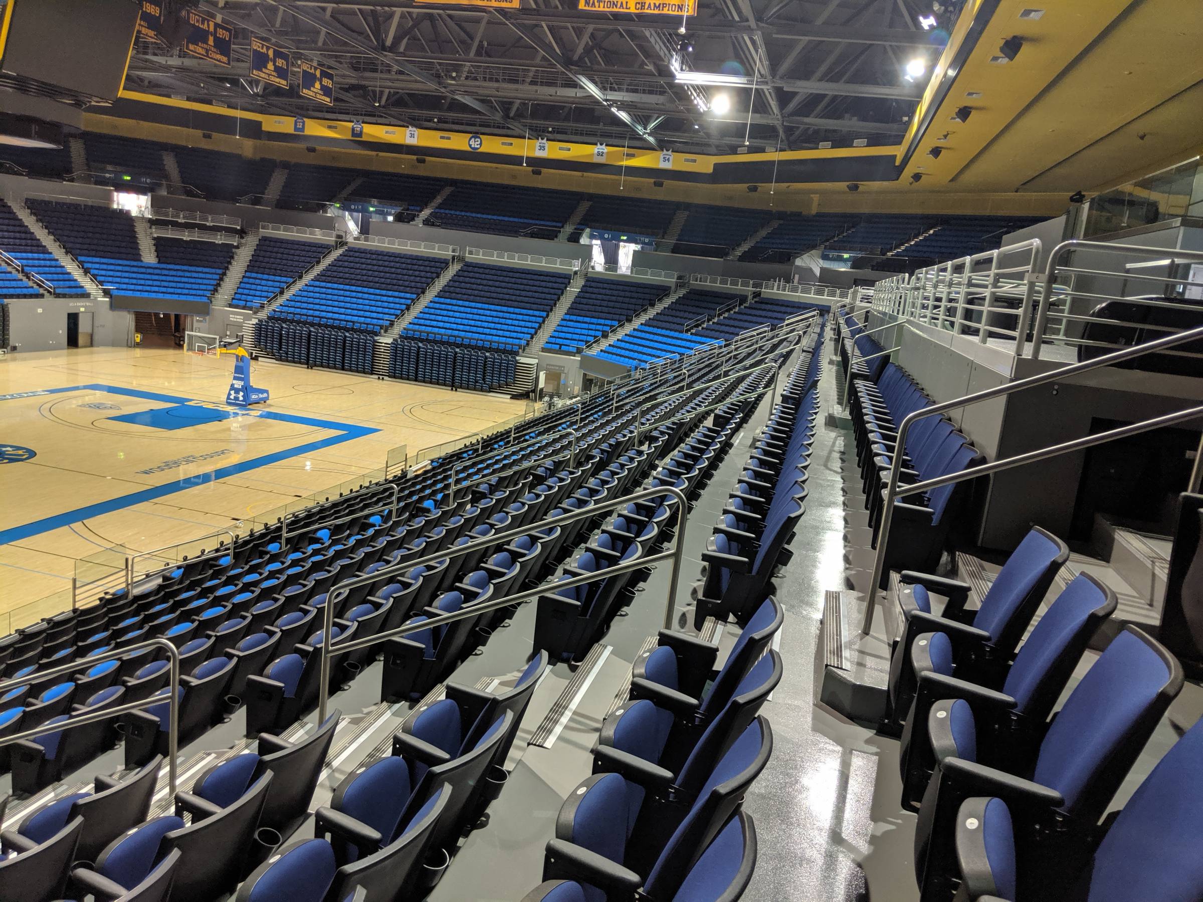 Pauley Pavilion Seating Map