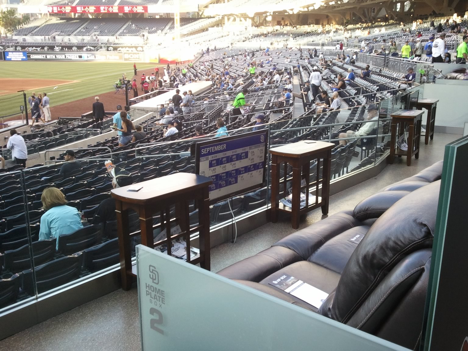 Petco Park Home Plate Boxes
