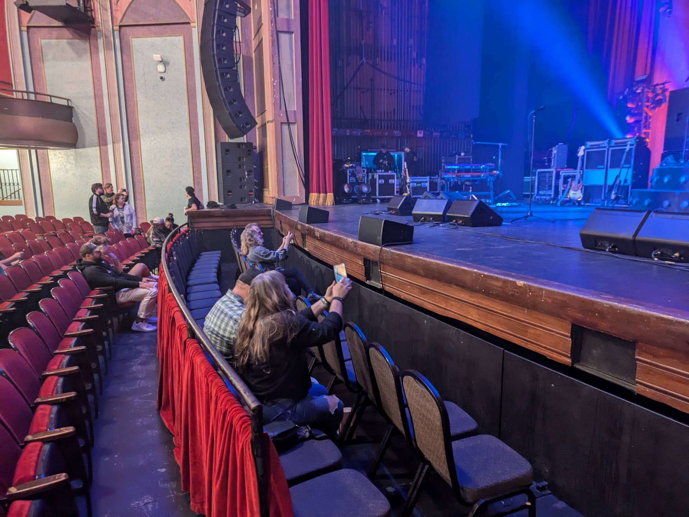 pit seats at murat theatre