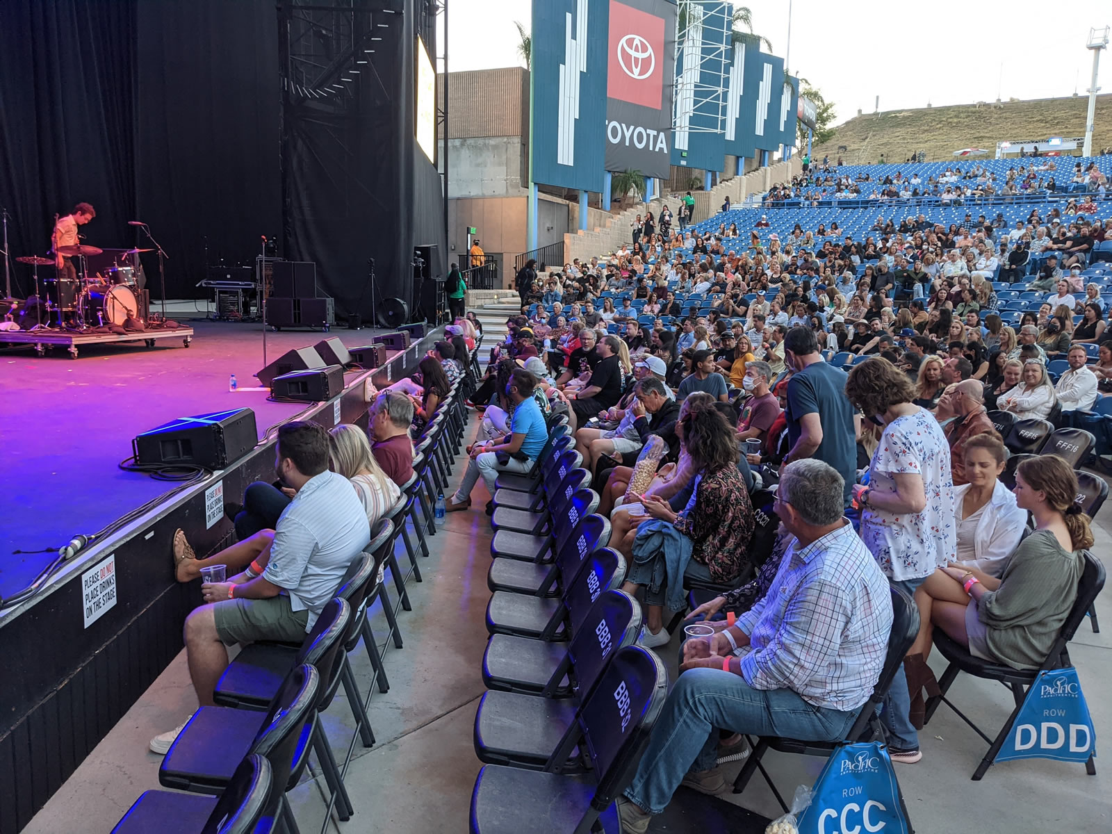 Pacific Amphitheatre Pit and Circle