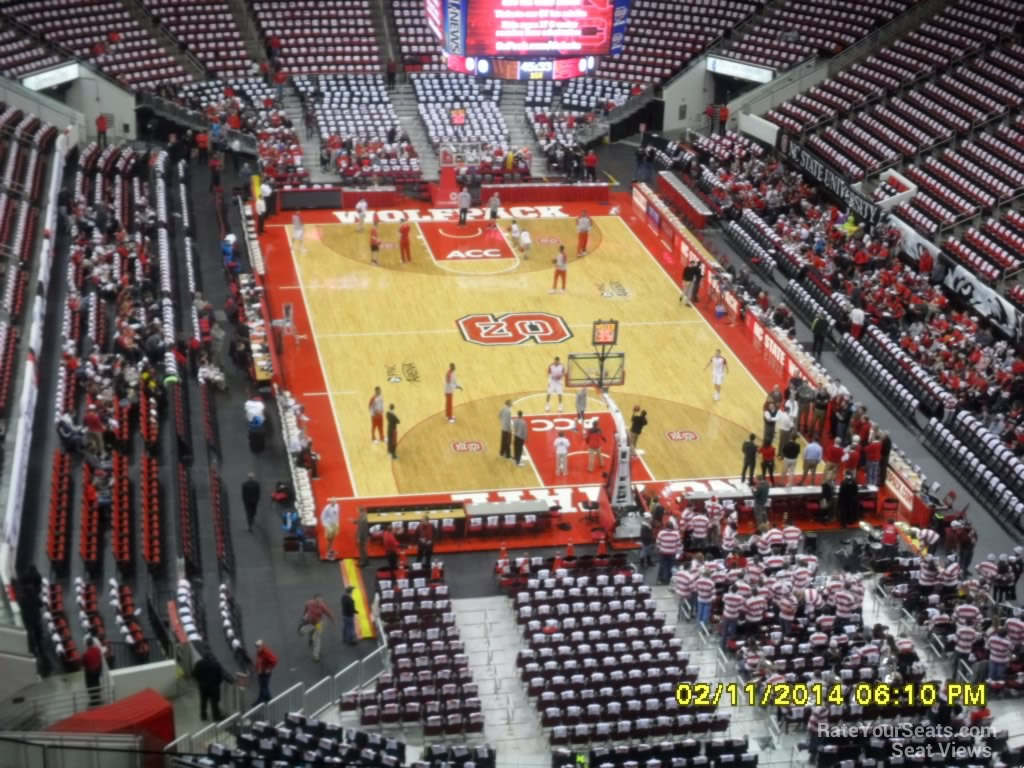 section 313 seat view  for basketball - pnc arena