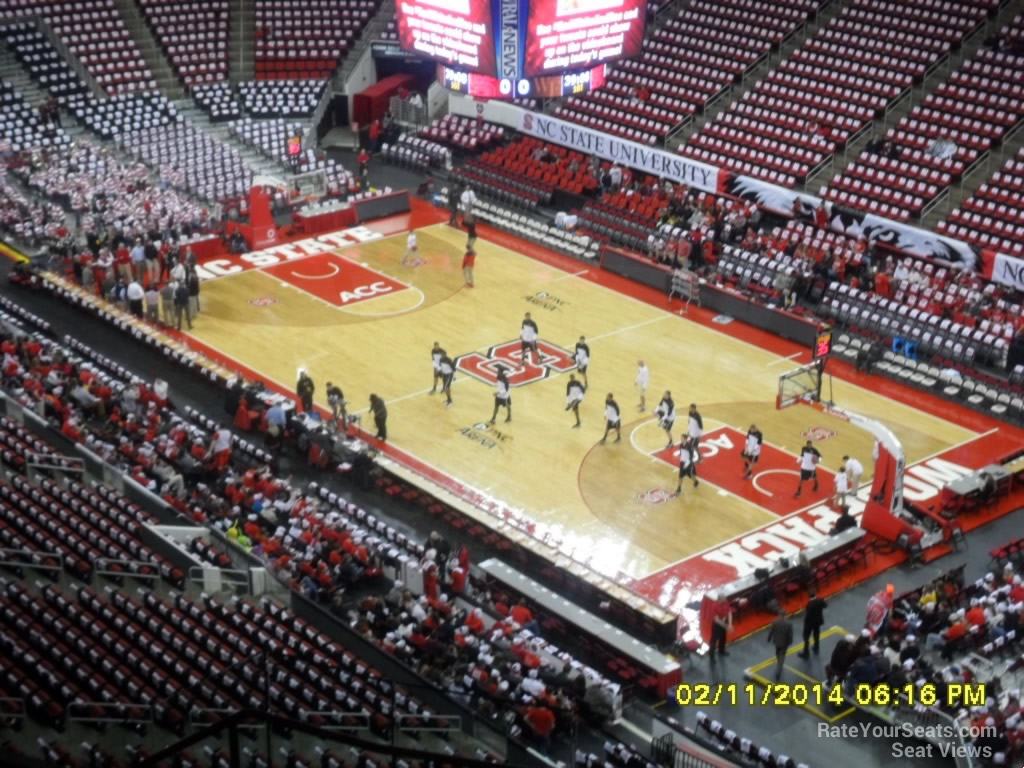 section 336 seat view  for basketball - pnc arena