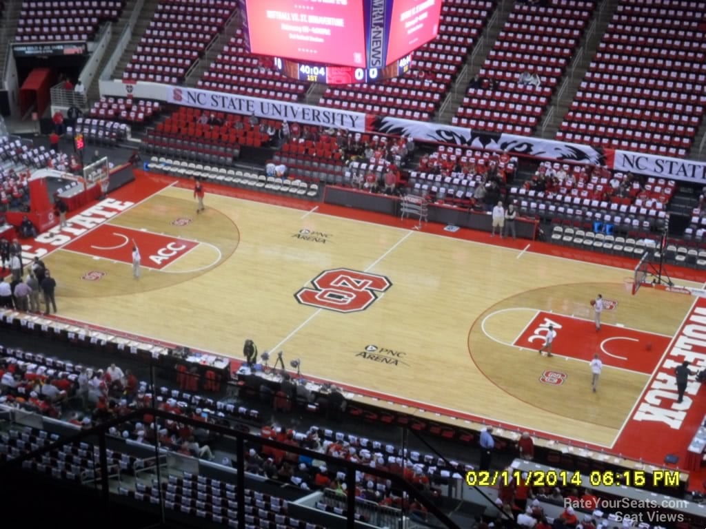 section 338 seat view  for basketball - pnc arena