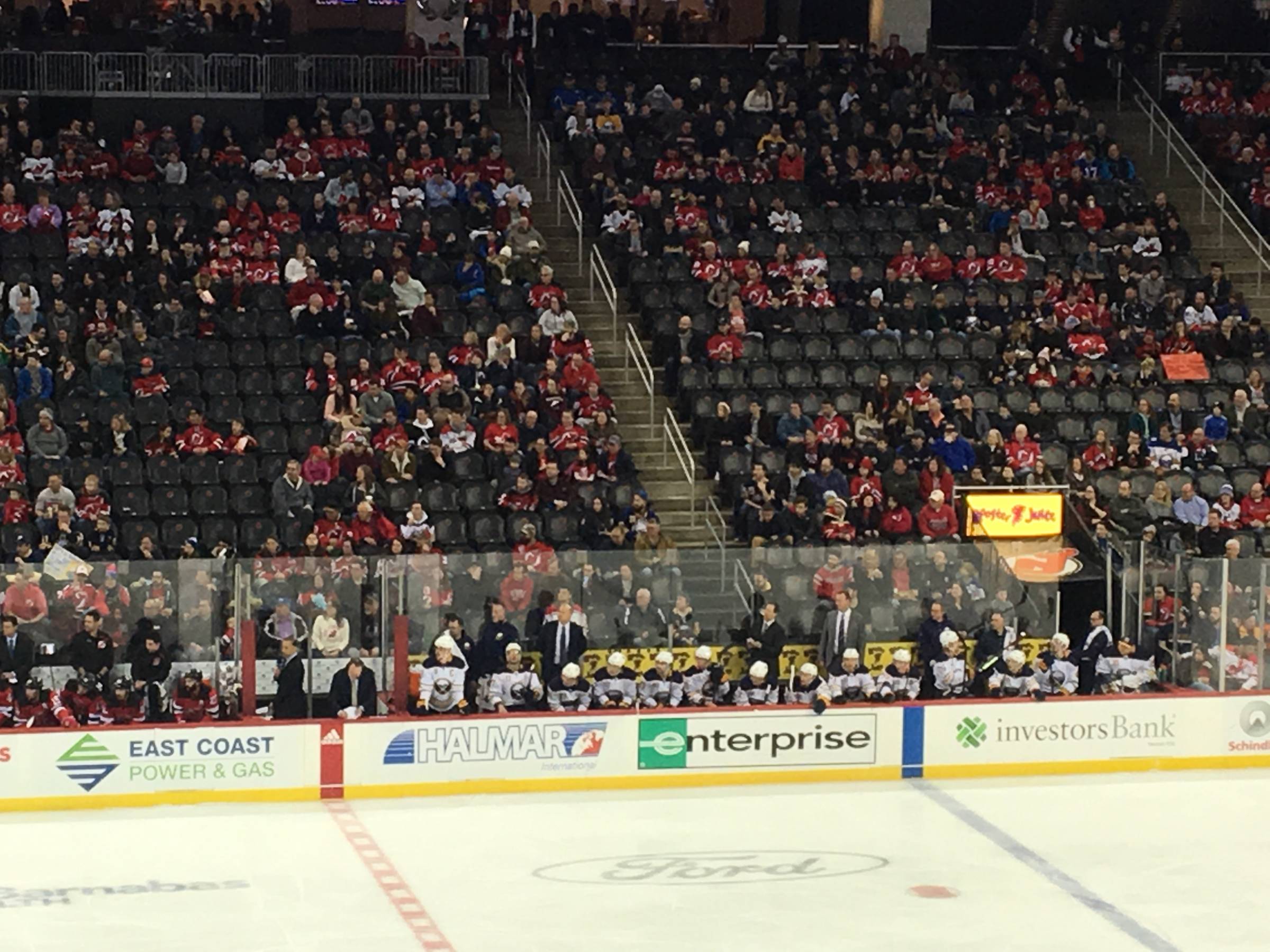 Visitor Bench at Prudential Center