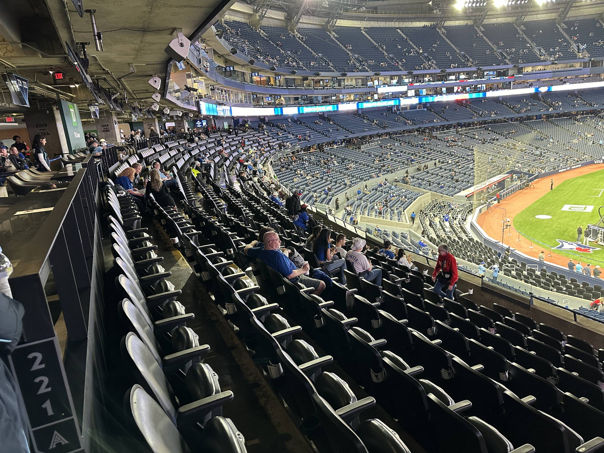 Clubhouse Seats at Rogers Centre 