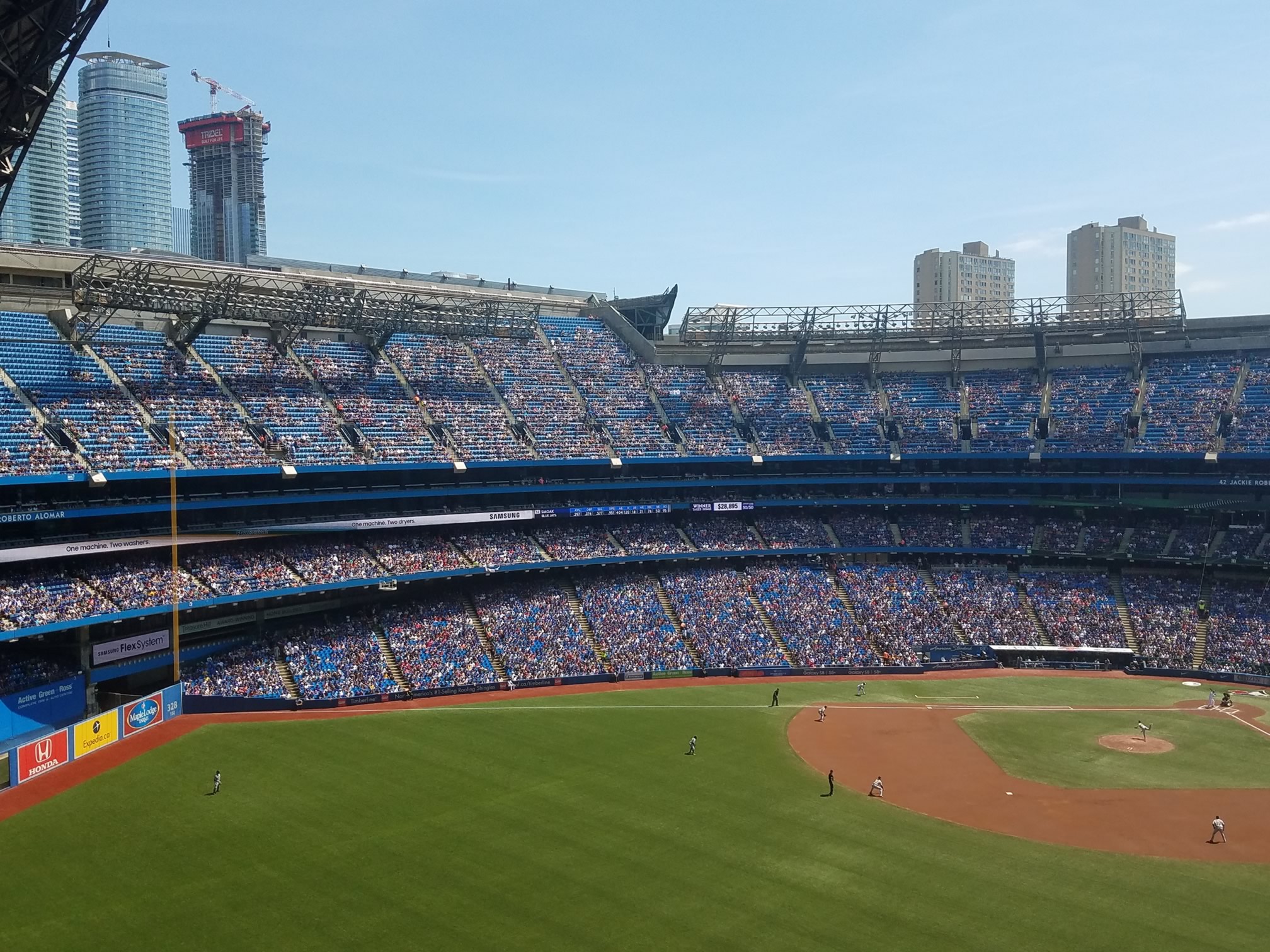 Rogers Centre, section 230L, home of Toronto Blue Jays, Toronto