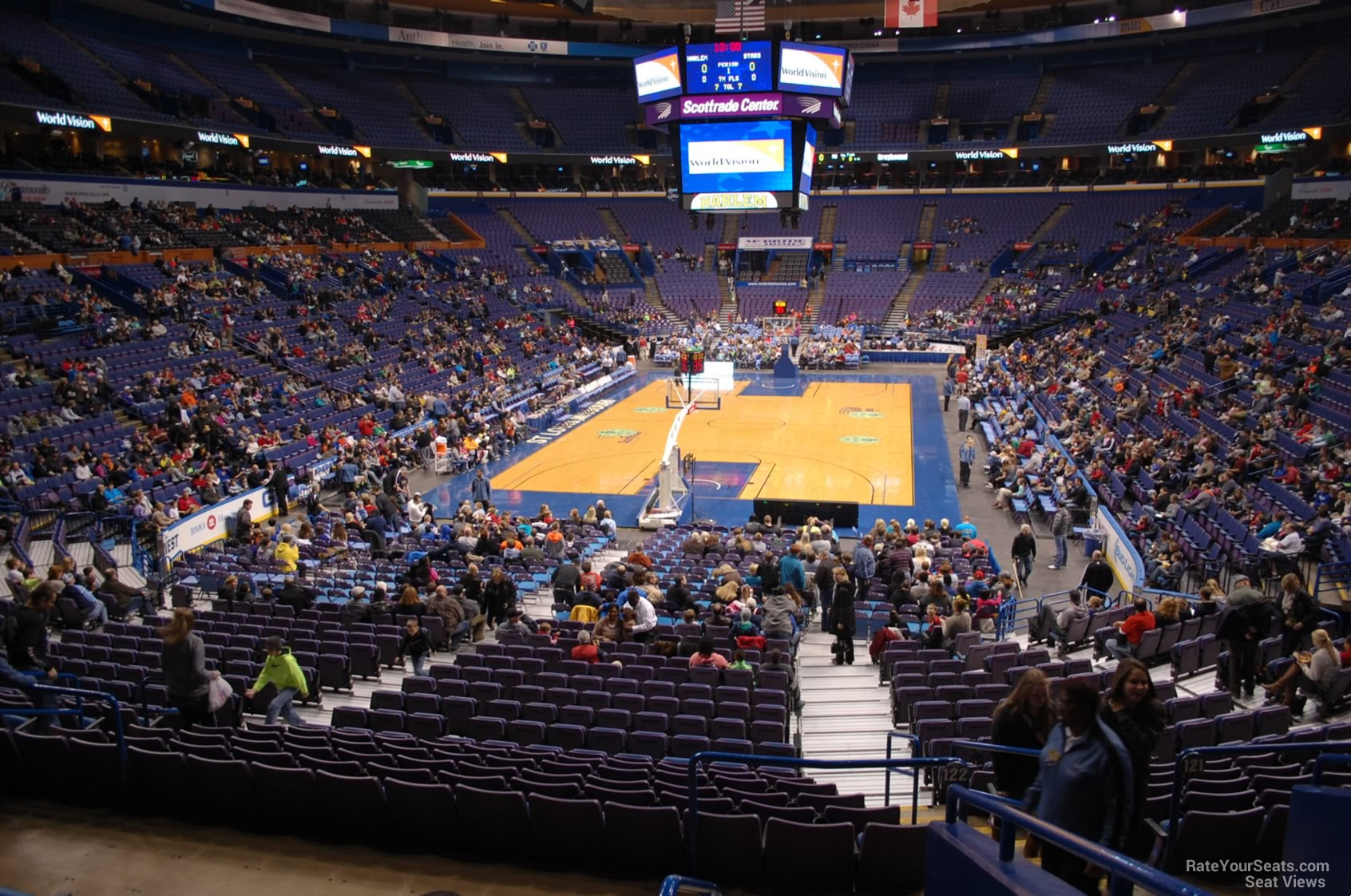 section 122, row dd seat view  for basketball - enterprise center