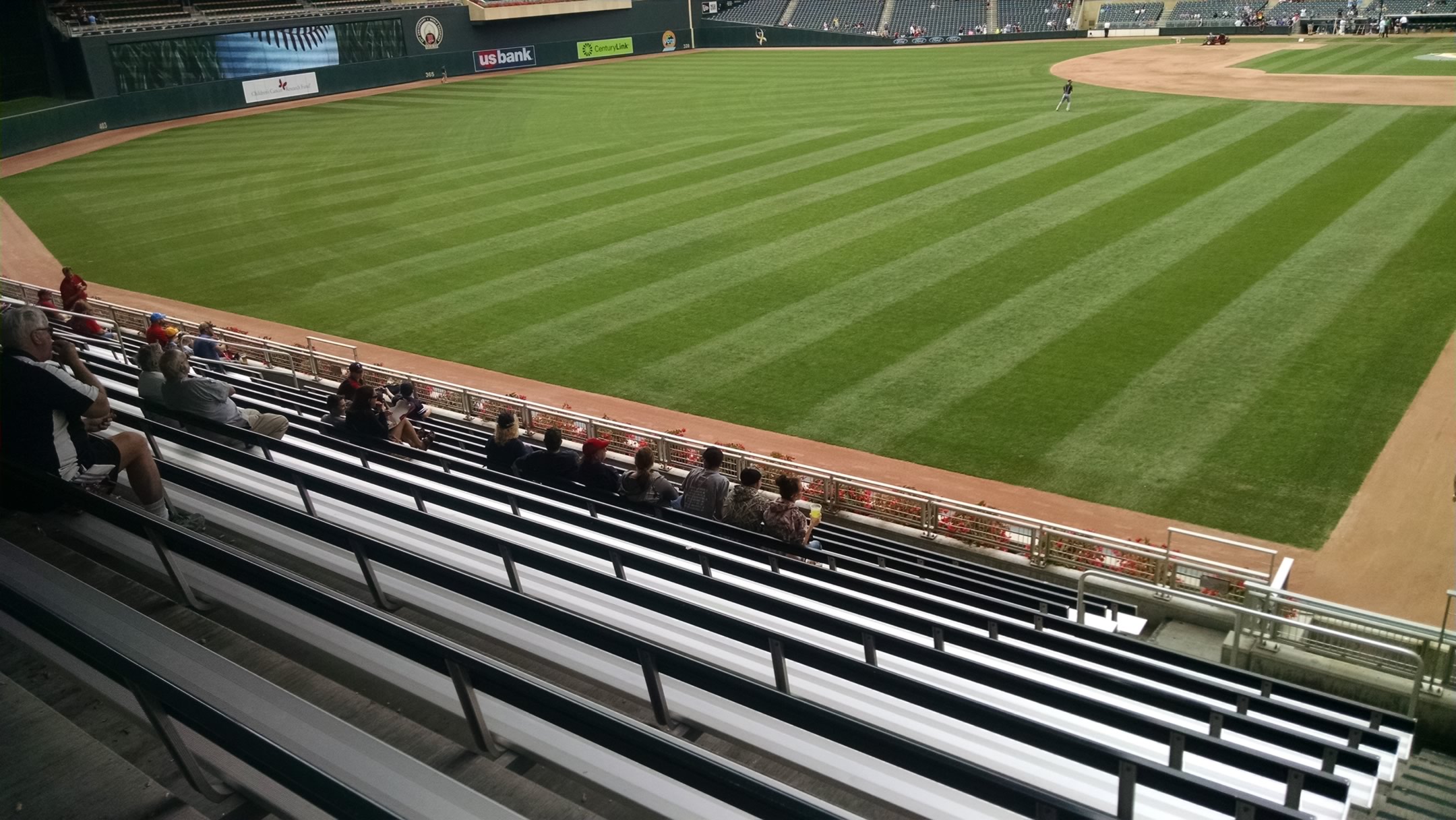 Minnesota Twins' Target Field from the second deck behind home