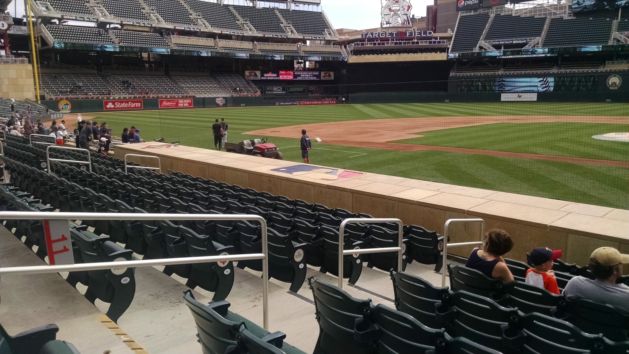 Target Field Dugout Boxes seats