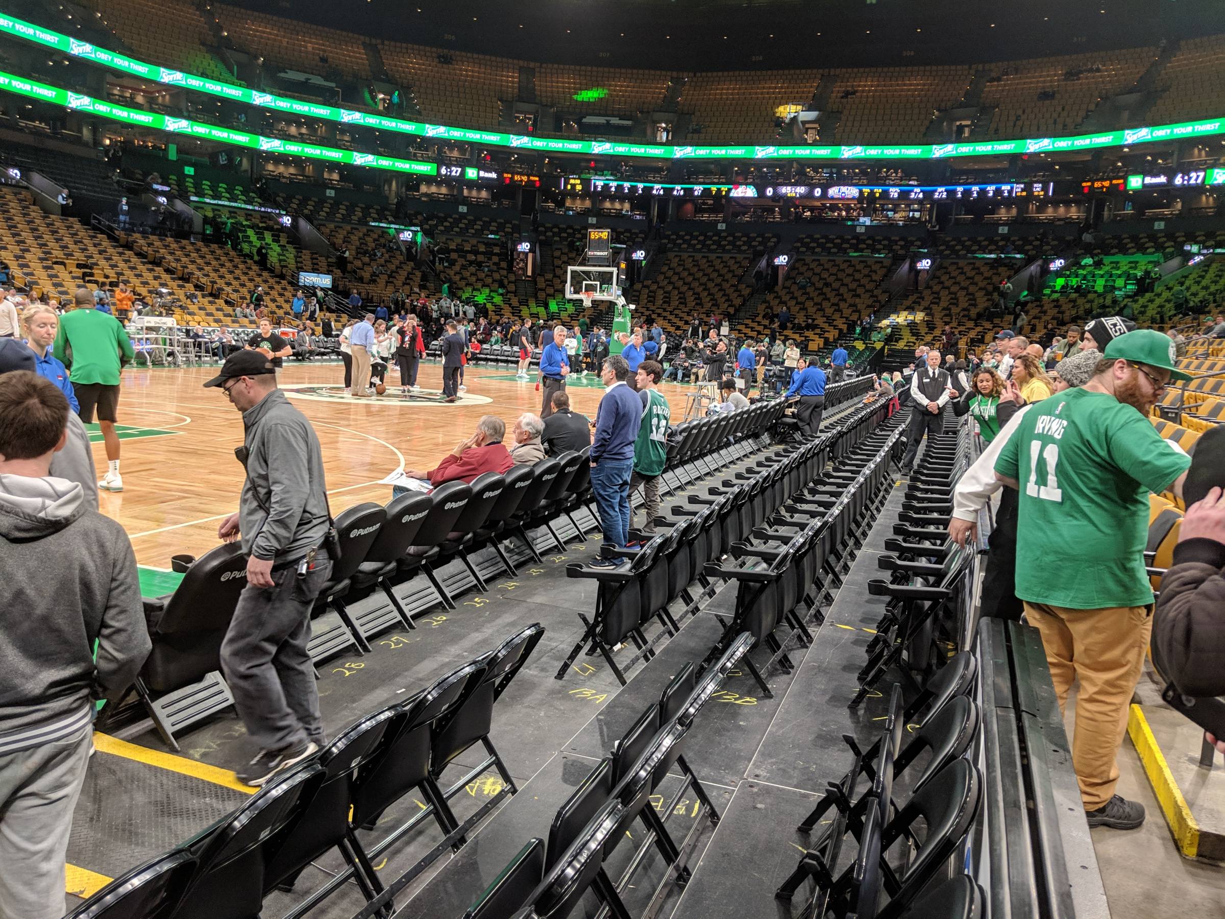 Floor 11 at TD Garden Boston Celtics