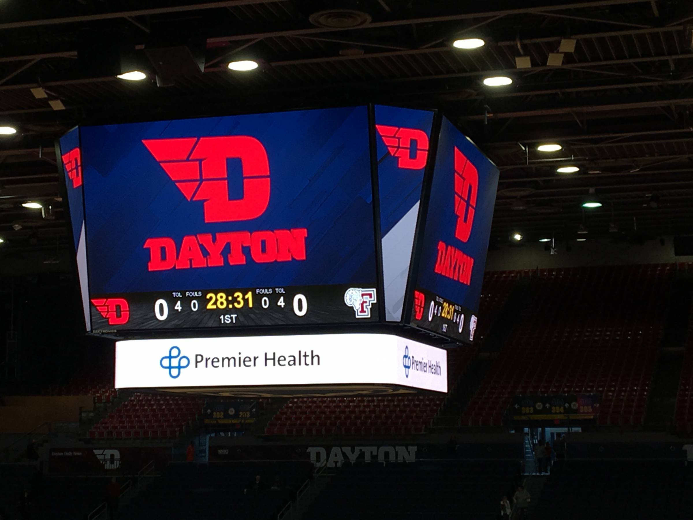 University of Dayton Arena Seating