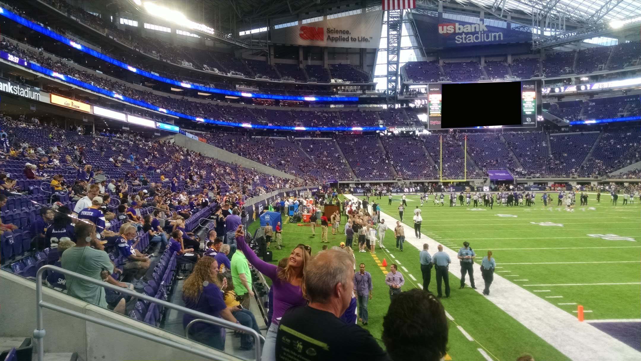 Minnesota Vikings Seating Guide U S Bank Stadium