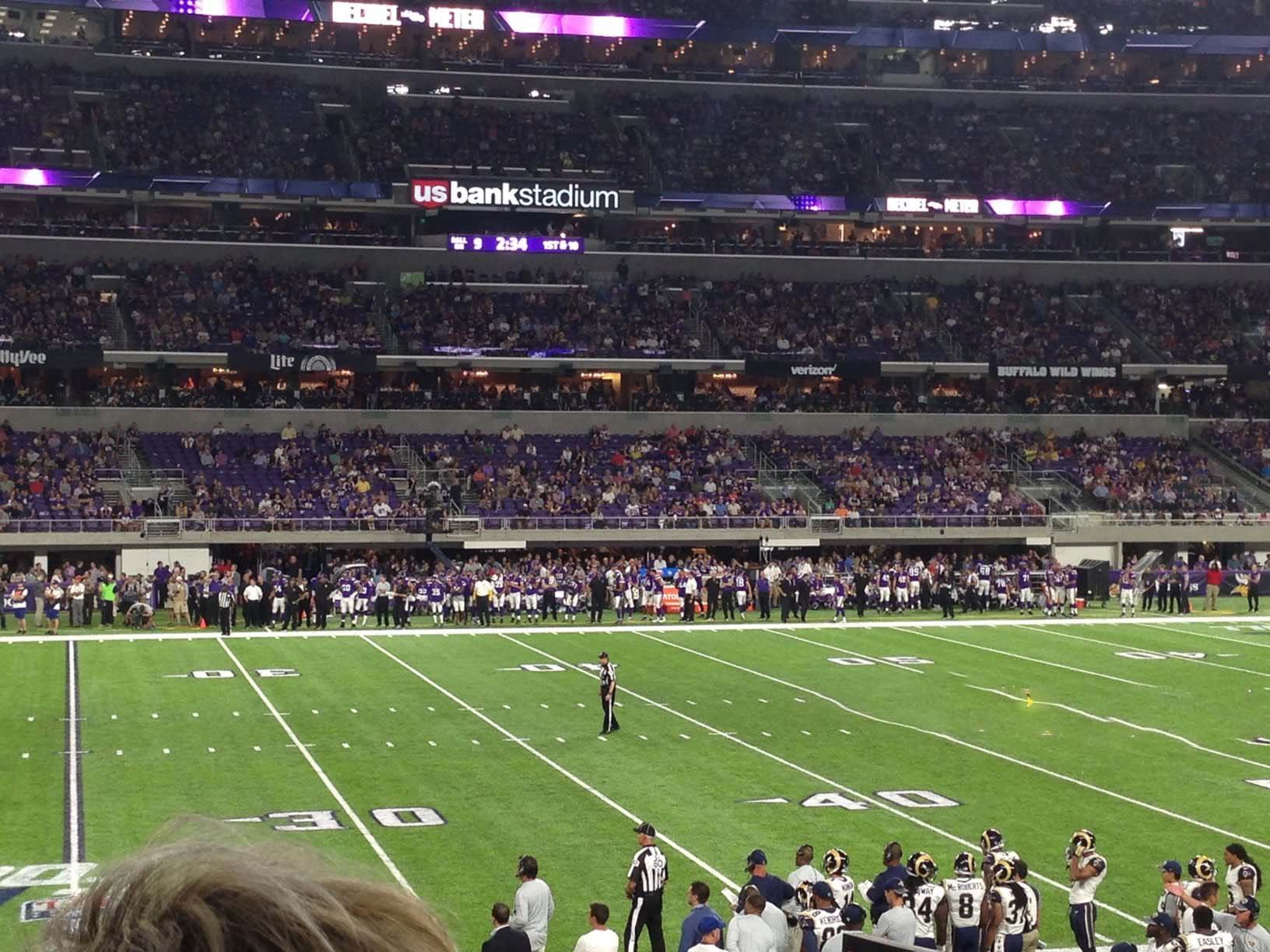 Minnesota Vikings Club Seating at U.S. Bank Stadium ...