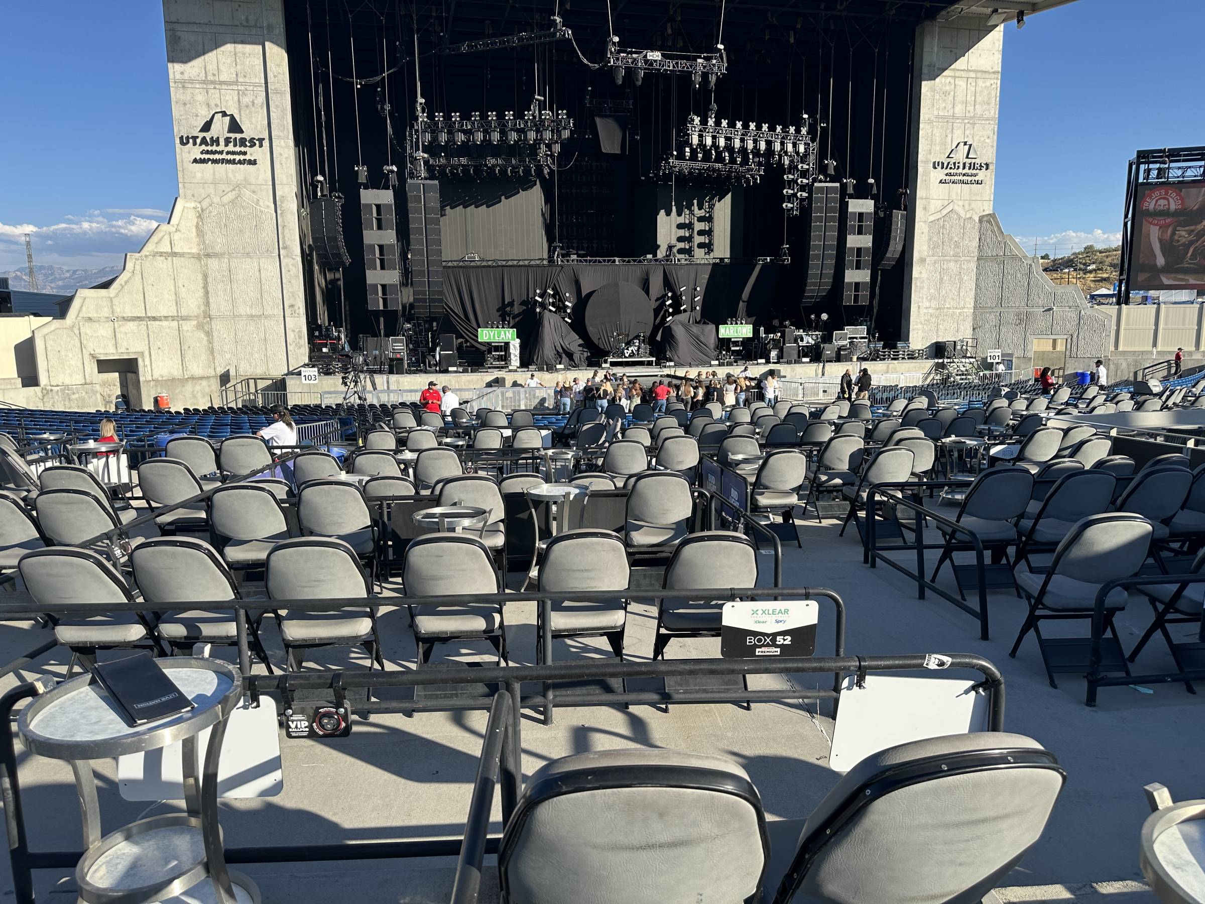 VIP Box Seats Utah First Credit Union Amphitheater